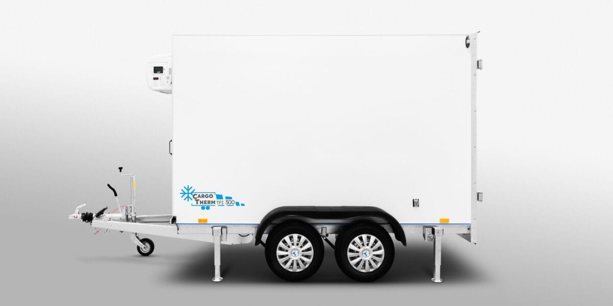 Remorque Frigo - Vue latérale